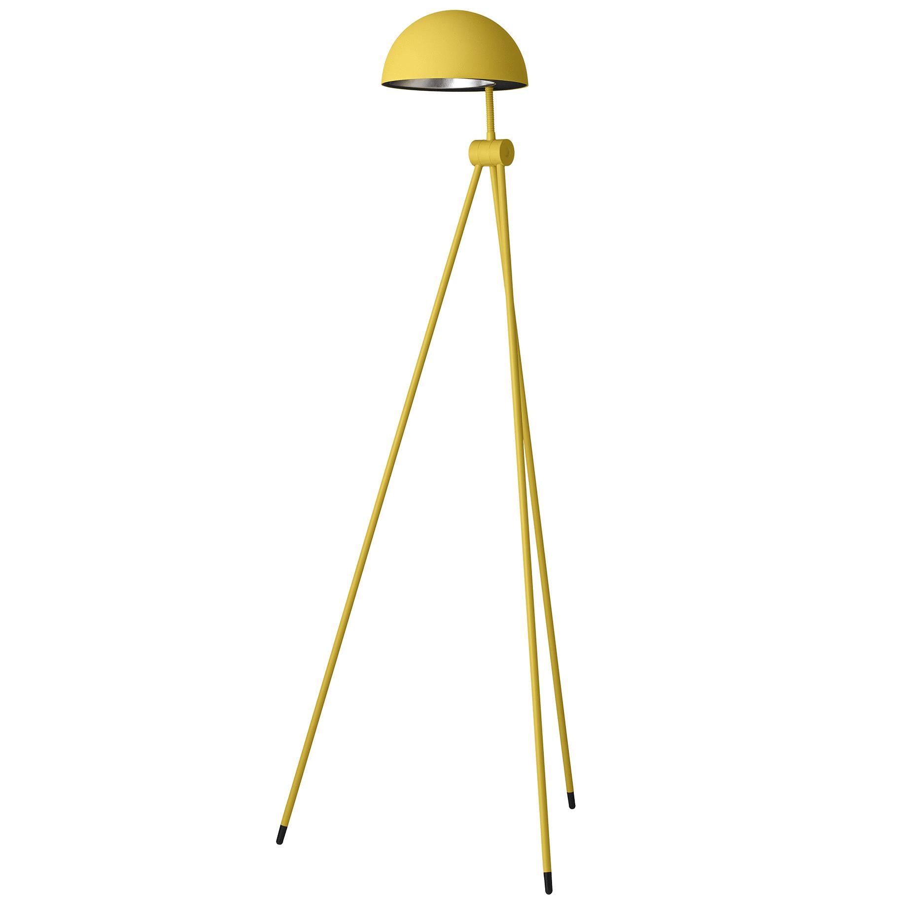 Fritz Hansen Radon Floor Lamp, Yellow