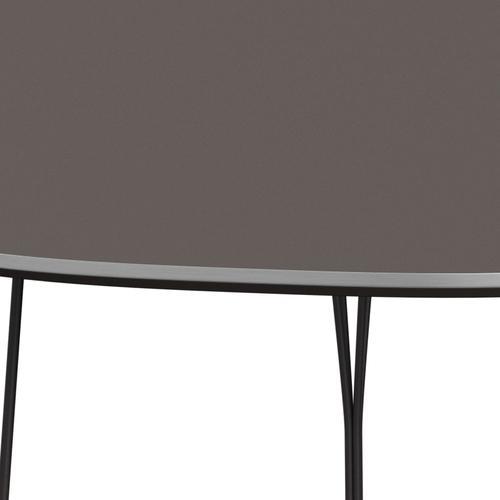 Fritz Hansen Superellipse Dining Table Warm Graphite/Grey Fenix Laminates, 240x120 Cm