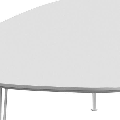 Fritz Hansen Superellipse Dining Table White/White Fenix Laminates, 300x130 Cm