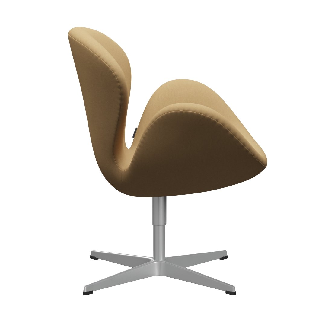 Fritz Hansen Swan Lounge Chair, Silver Grey/Comfort Beige (00280)