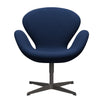 Fritz Hansen Swan Lounge Chair, warmes Graphit/Christianshavn Blue Uni