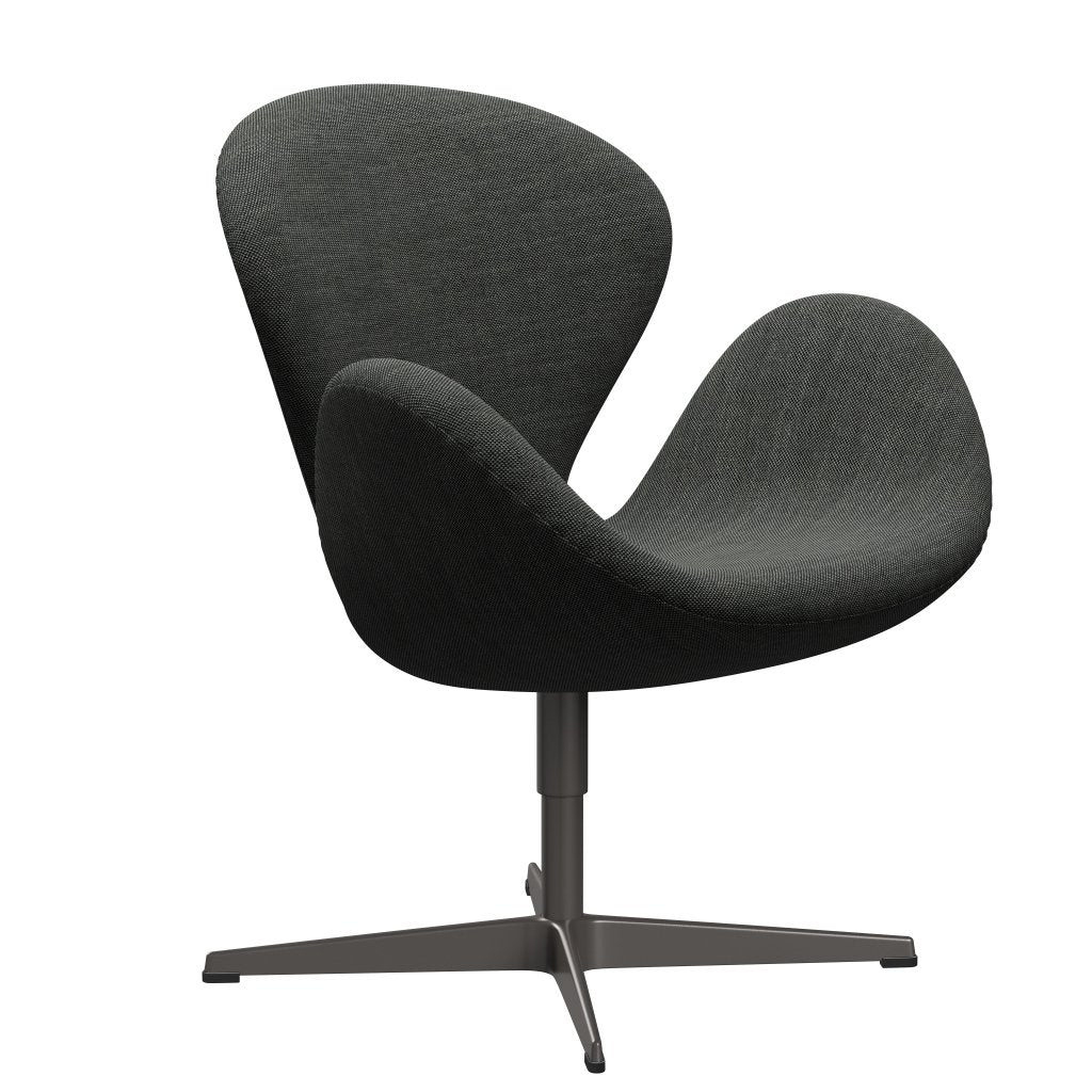 Fritz Hansen Swan Lounge Chair, Warm Graphite/Sunniva Light Grey/Dark Grey