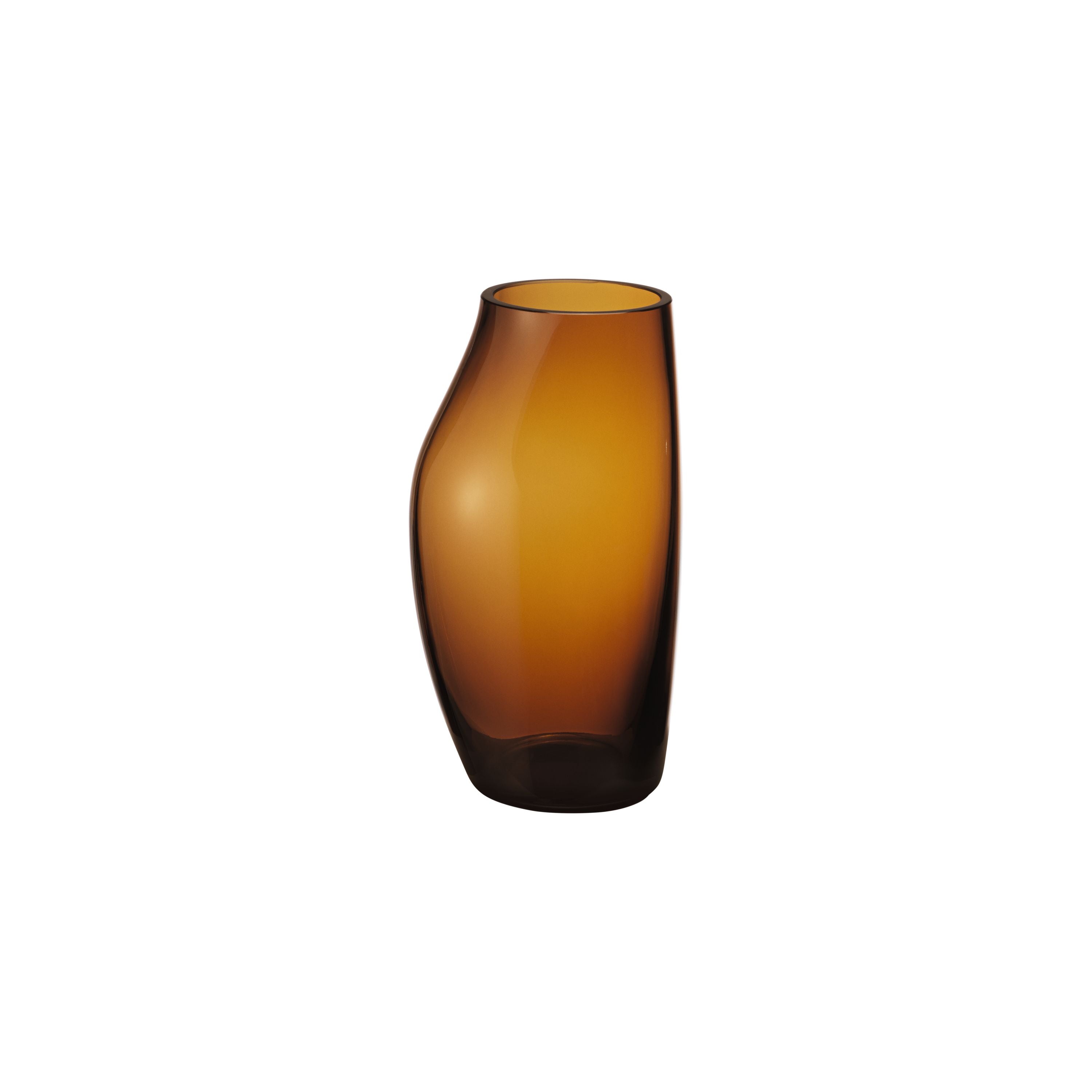 Georg Jensen Sky Vase, Glass, Amber H215 mm