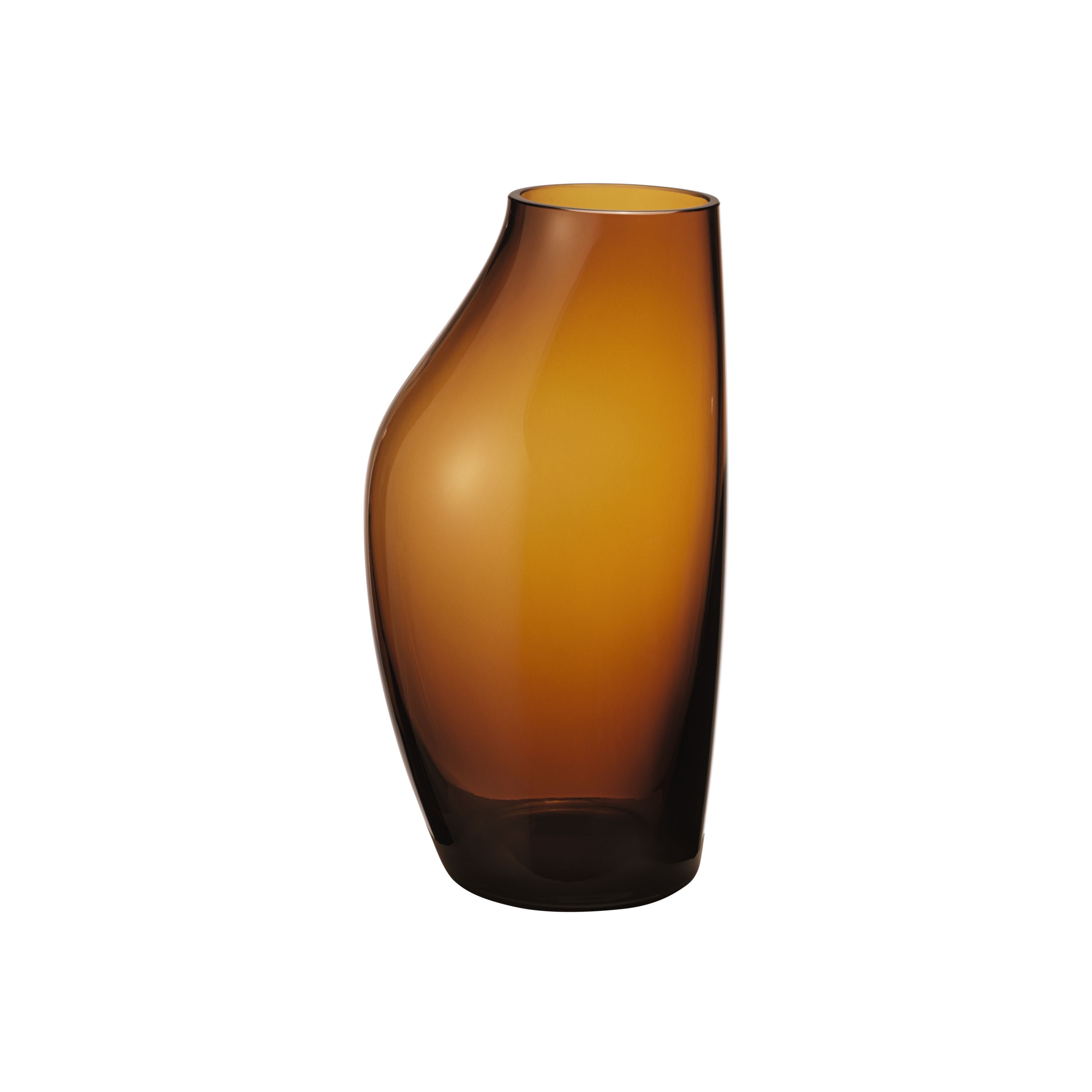 Georg Jensen Sky Vase, Glass, Amber H300 mm