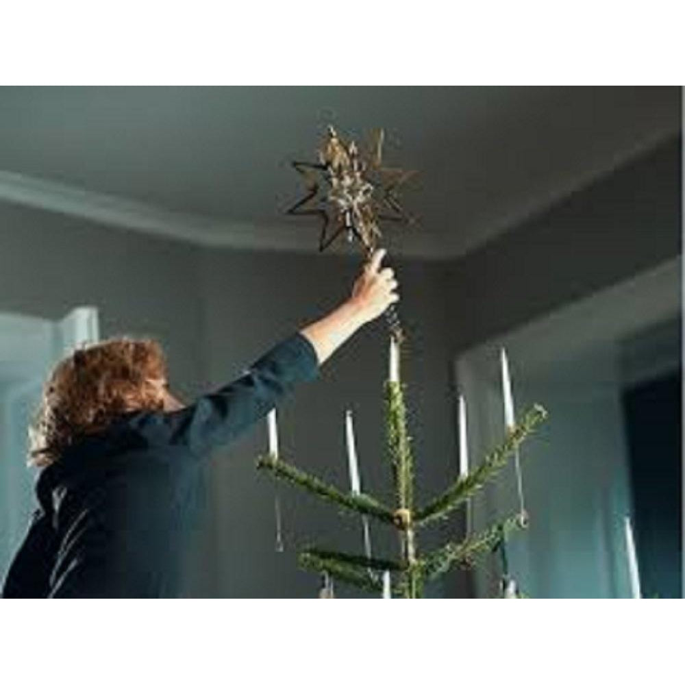 Georg Jensen Star Christmas Tree Star Palladium vergulde, 19 cm