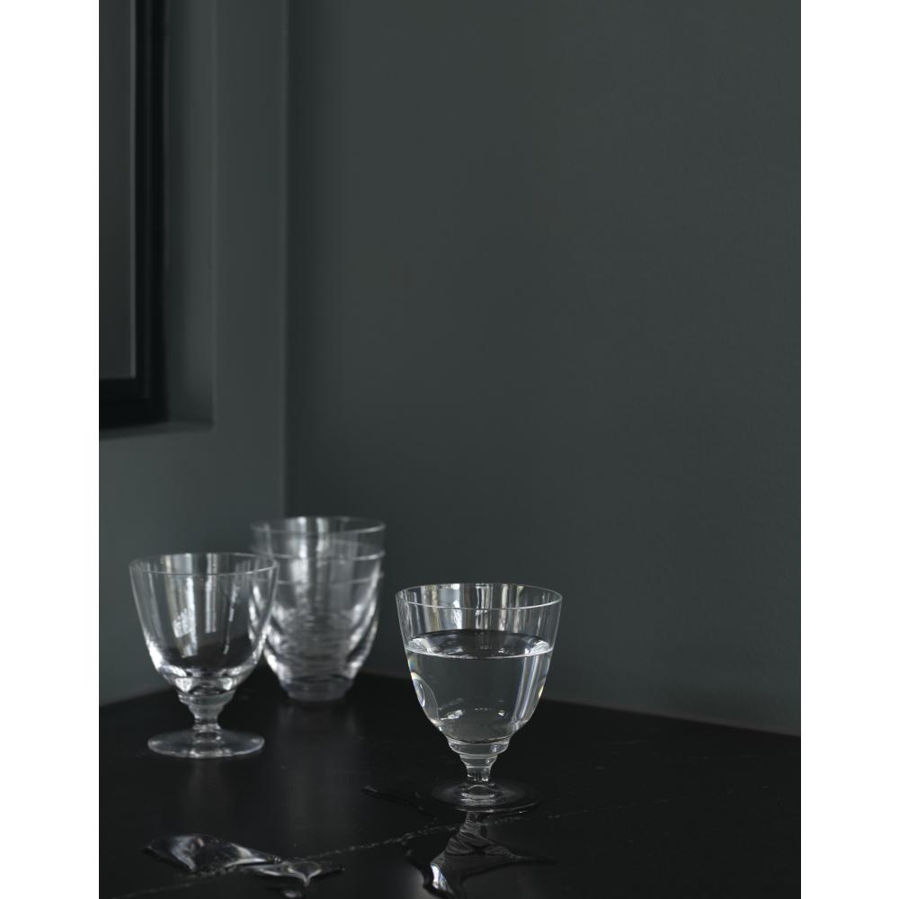 Holmegaard Stroomwaterglas, olijfgroen
