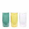 Hübsch Eis am Stiel Vase Glass Pink/Gelb/grüner 3 3