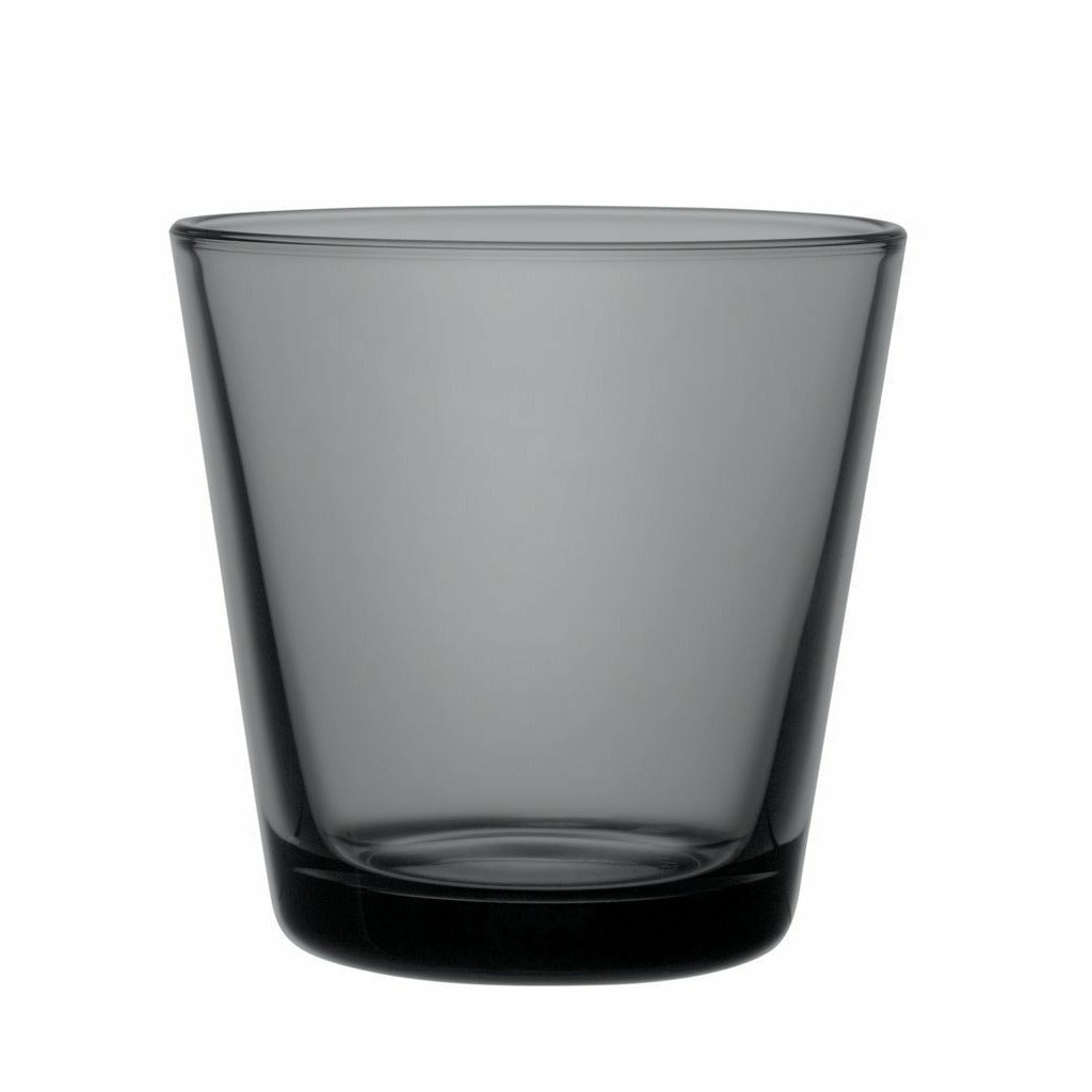 Iittala Katio drinkglas donkergrijs 21 CL, 2 pc's.