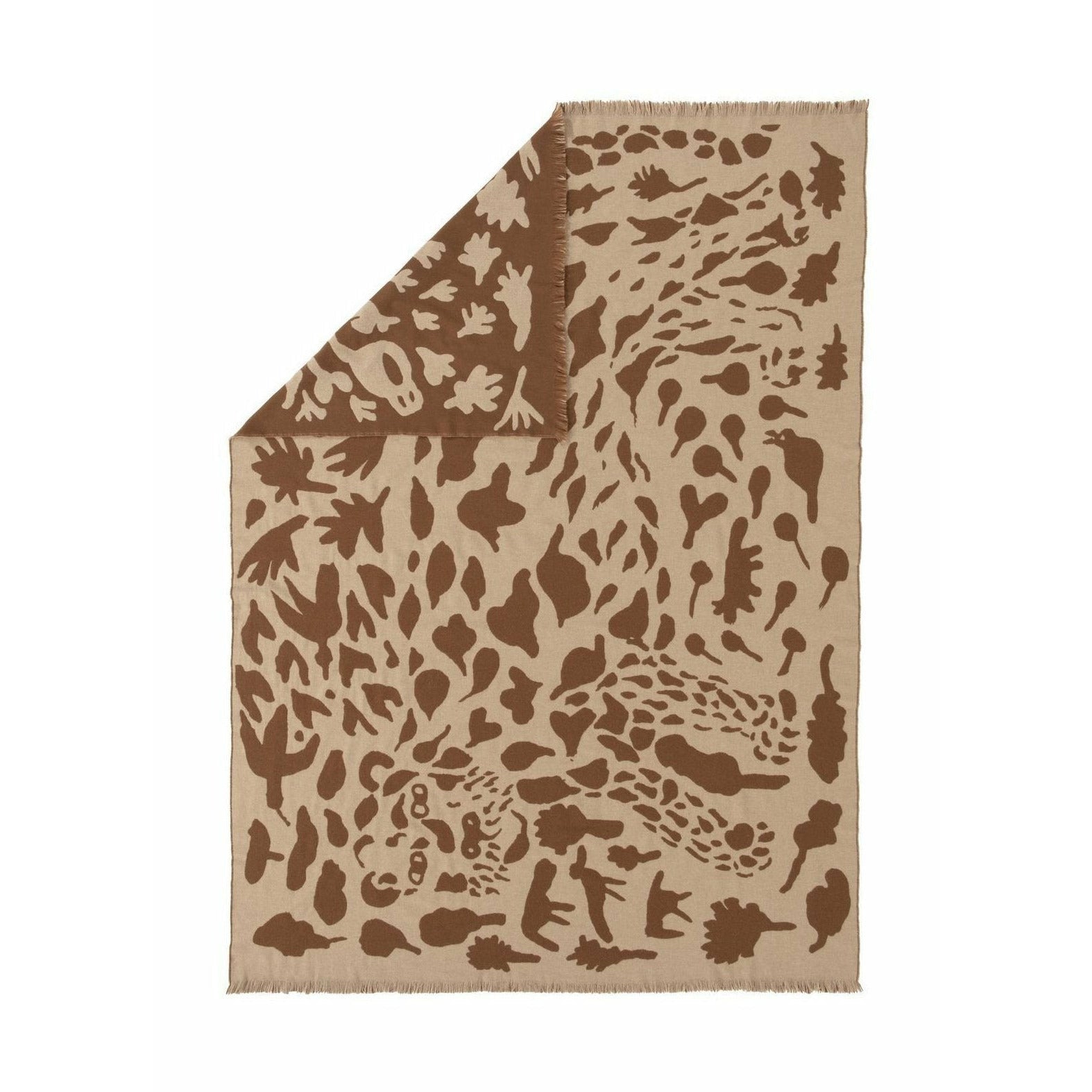 Iittala Oiva toikka -deken Cheetah Brown, 180x130cm
