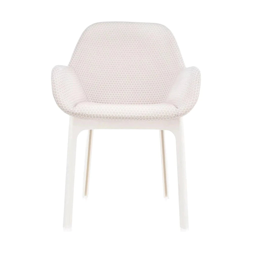 Kartell -Klatschen -Sessel, Weiß/Beige