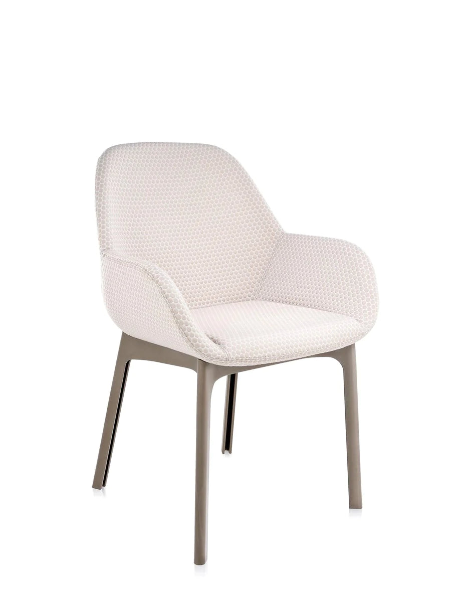 Kartell -Klatschen -Sessel, Taupe/Beige