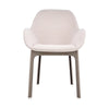 Kartell -Klatschen -Sessel, Taupe/Beige