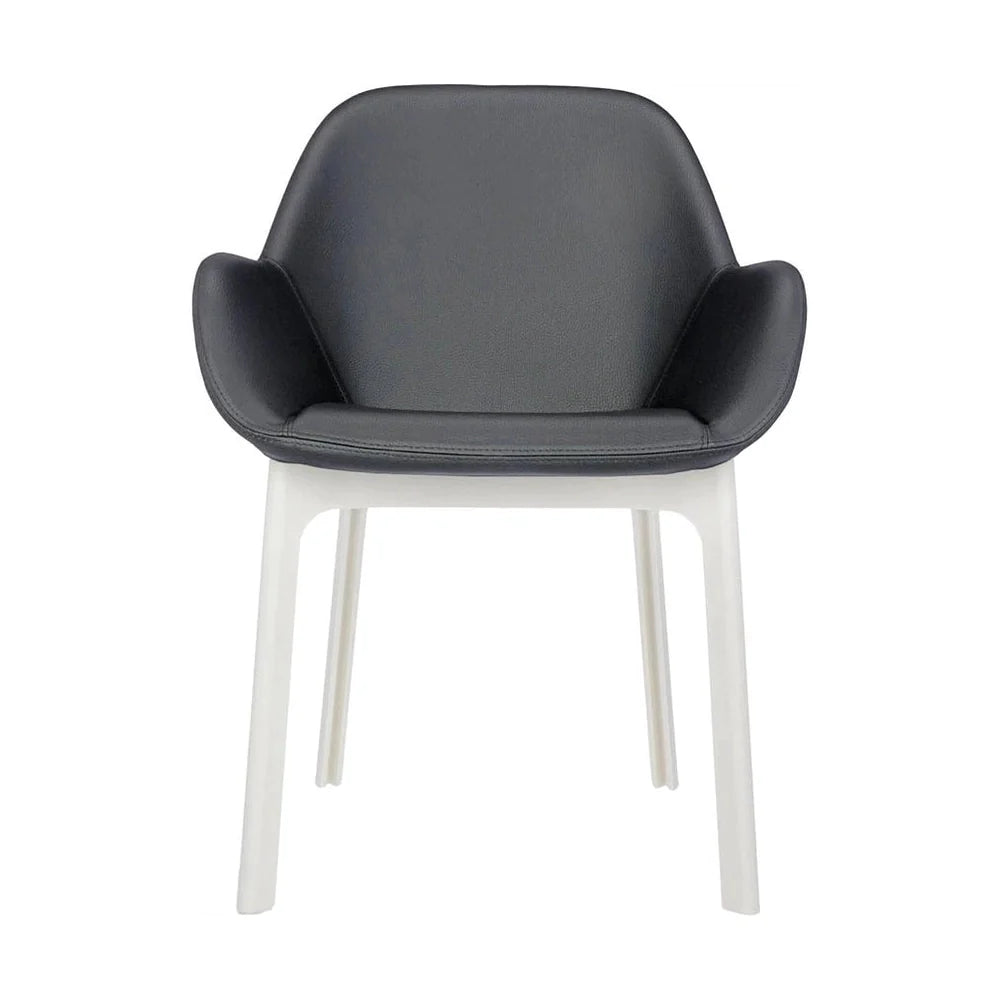 Kartell Klatschen PVC -Sessel, weiß/dunkelgrau