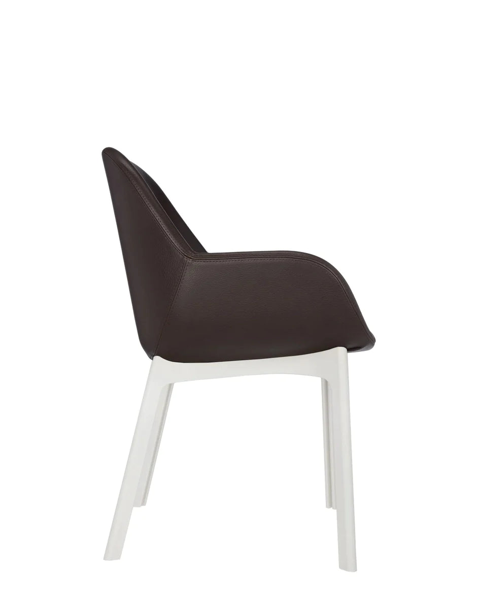 Kartell Klatschen PVC -Sessel, Weiß/Ziegelrot rot