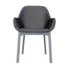 Kartell -Klatschen PVC -Sessel, grau/dunkelgrau