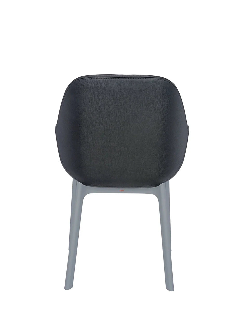 Kartell -Klatschen PVC -Sessel, grau/dunkelgrau