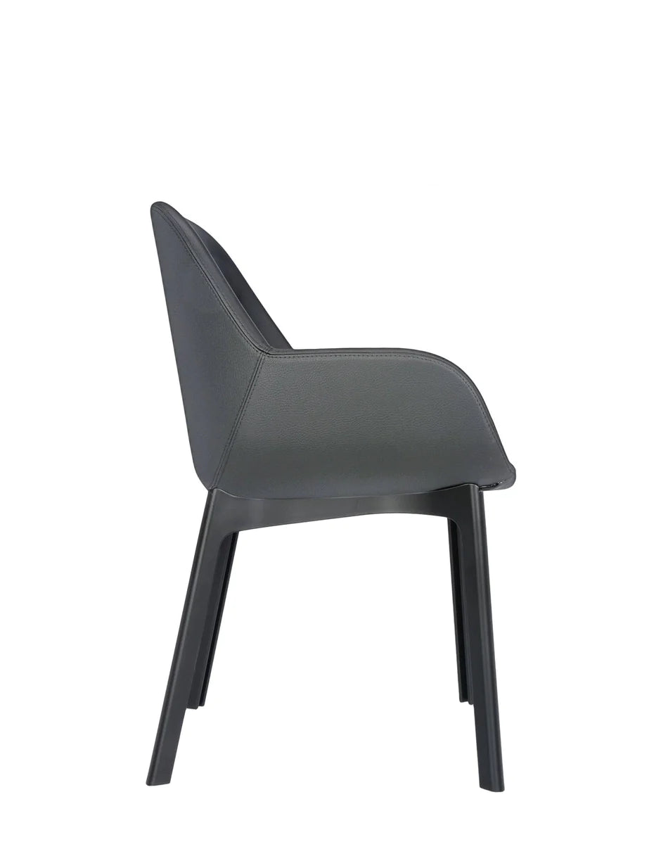 Kartell Klatschen PVC -Sessel, schwarz/dunkelgrau