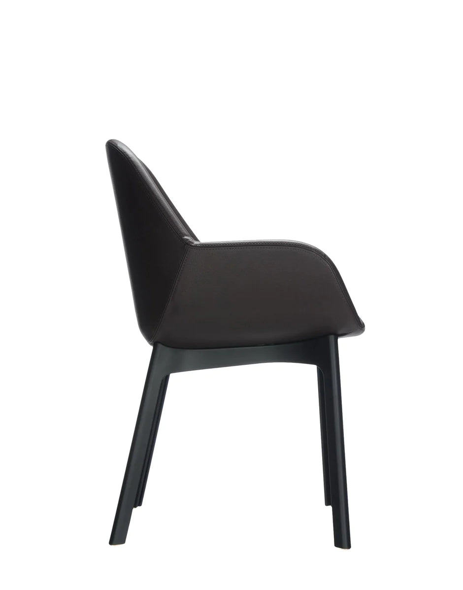 Kartell Klatschen PVC -Sessel, Schwarz/Ziegelrot rot
