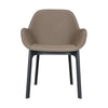 Kartell Clap PVC -Sessel, Schwarz/Taupe