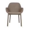 Kartell -Klatschen -PVC -Sessel, Taupe/Taupe