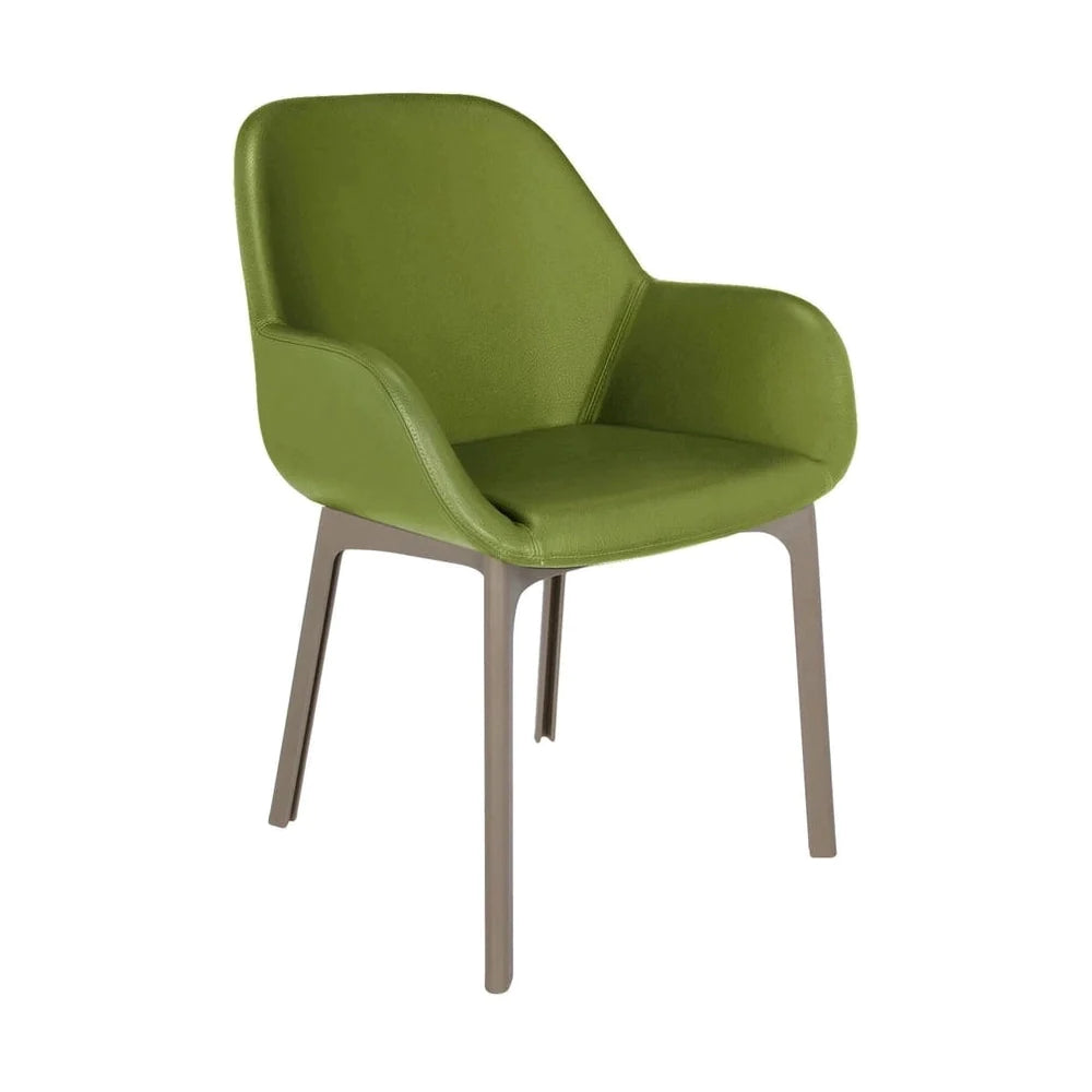 Kartell Clap PVC -Sessel, Taupe/Grün