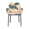 Kartell klatschen Blumen Sessel, Grau/Kew