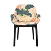 Kartell klatschen Blumen Sessel, Schwarz/Kew