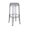 Kartell Charles Ghost Stool 75 cm, transparent