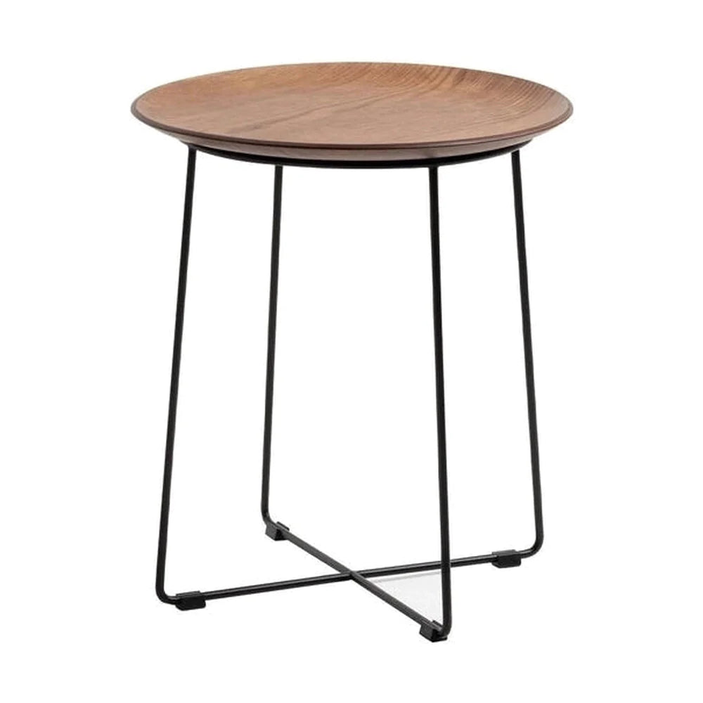 Kartell Al Wood Side Tisch, dunkles Holz/Schwarz