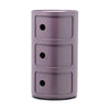 Kartell Componibili Classic Container 3 Elemente, Violet