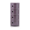 Kartell Componibili Classic Container 4 Elemente, Violett