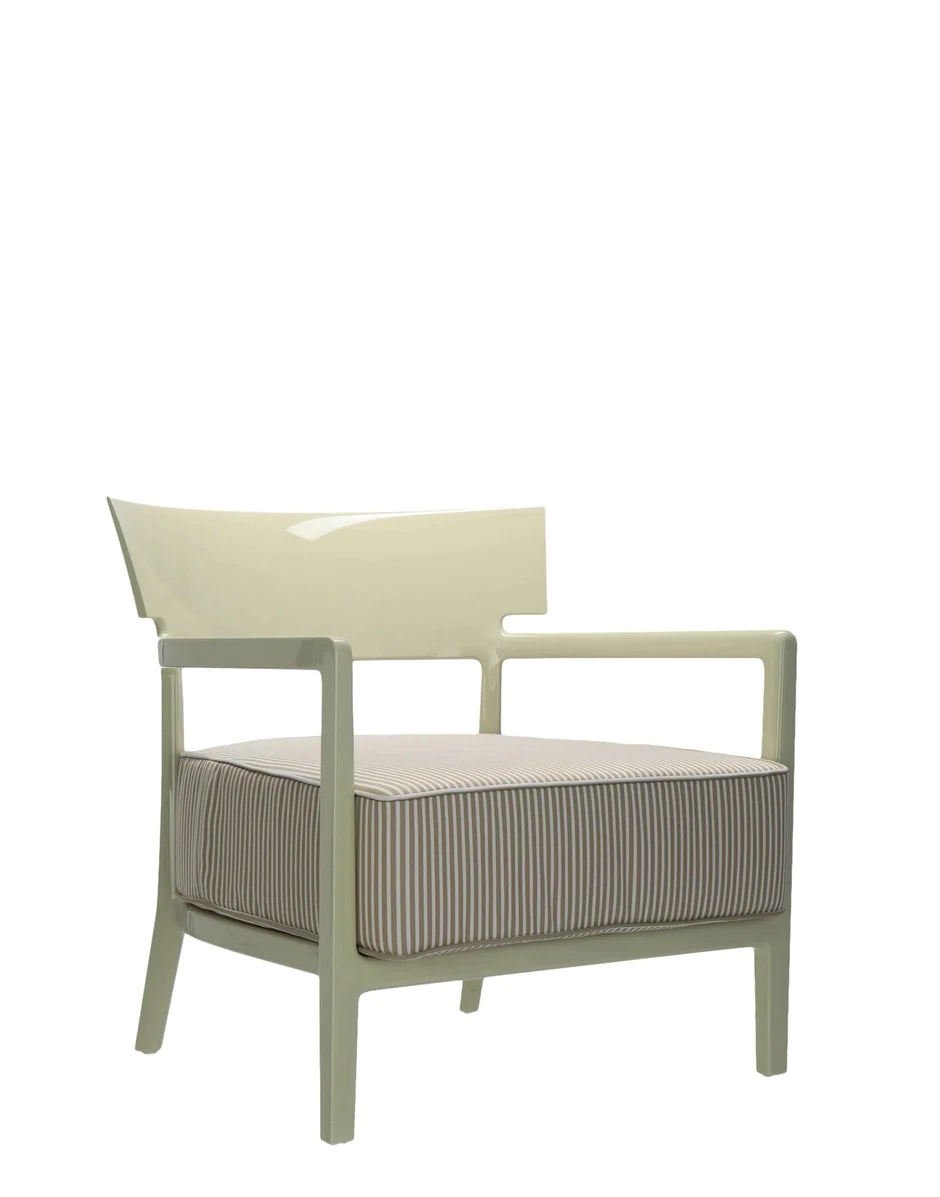 Kartell Cara Outdoor -Sessel, Grün/Beige