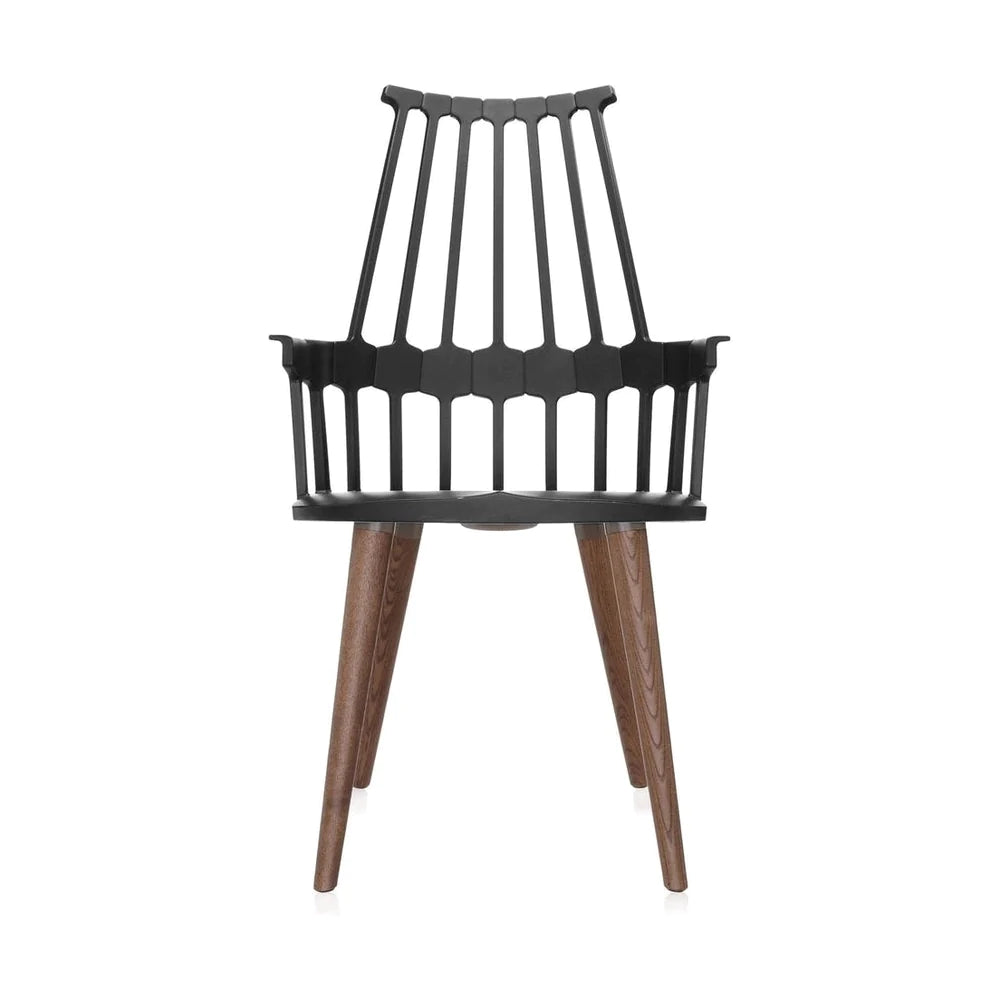 Kartell Comback Stuhl, Eiche/Schwarz