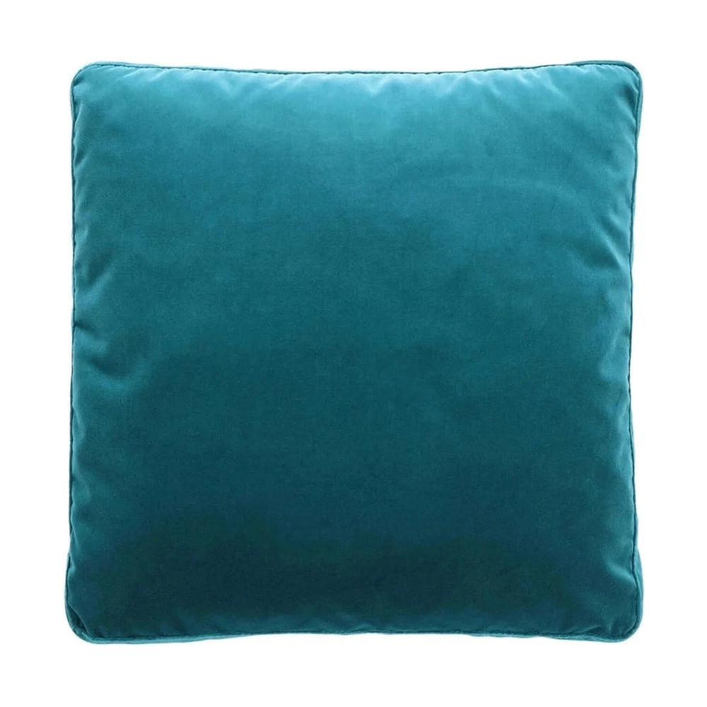 Kartellkissen Velvet 48x48 cm, blaugrün blau
