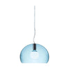  FL/Y Suspensionslampe klein transparent/blau