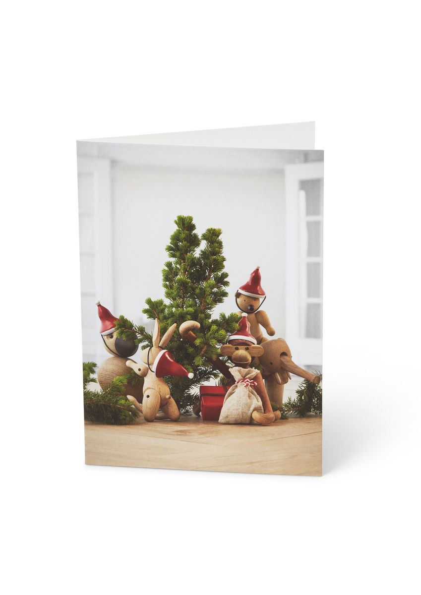Kay Bojesen Kaart A6 Kerstmixed hout 1 stuk