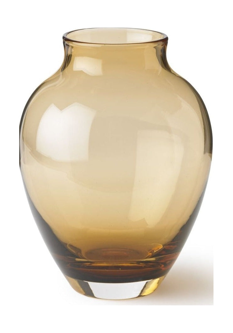 Knabstrup Keramik Vase Glas H 20 Cm, Bernstein