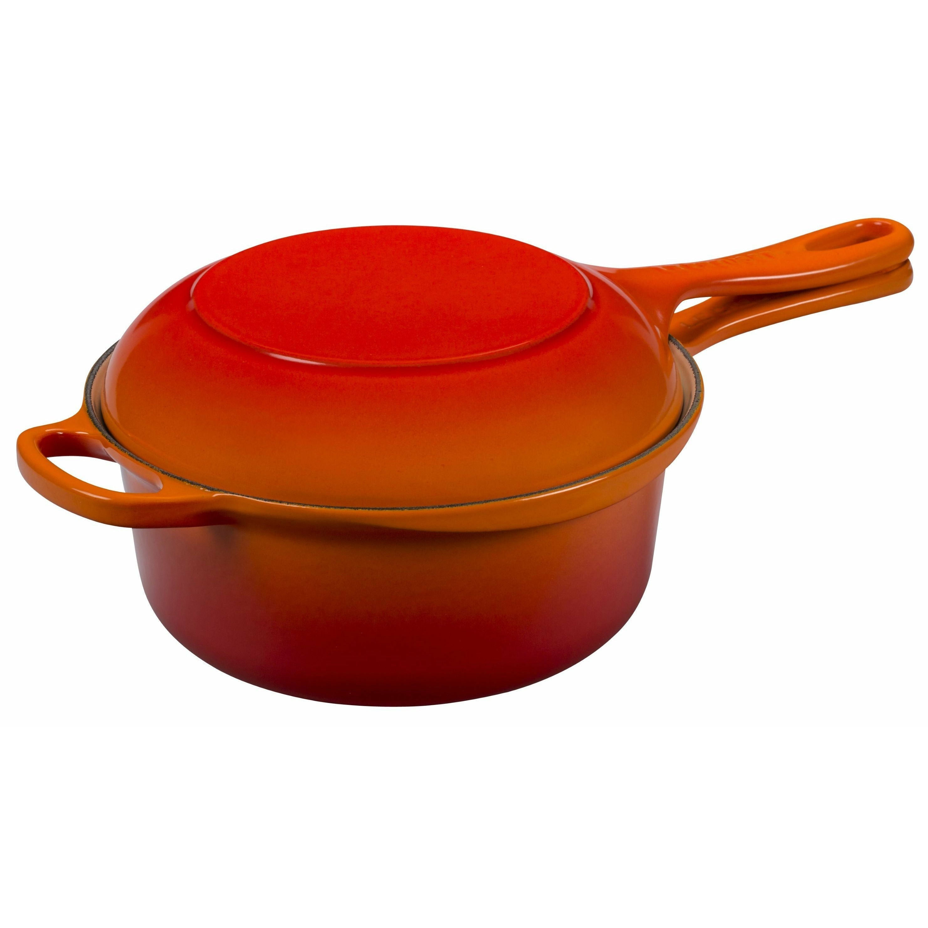 Le Creuset Traditie 2 in 1 marmitout 22 cm, oven rood
