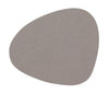 Lind Dna Curve Glass Coaster Serene Leather, Ash Gray