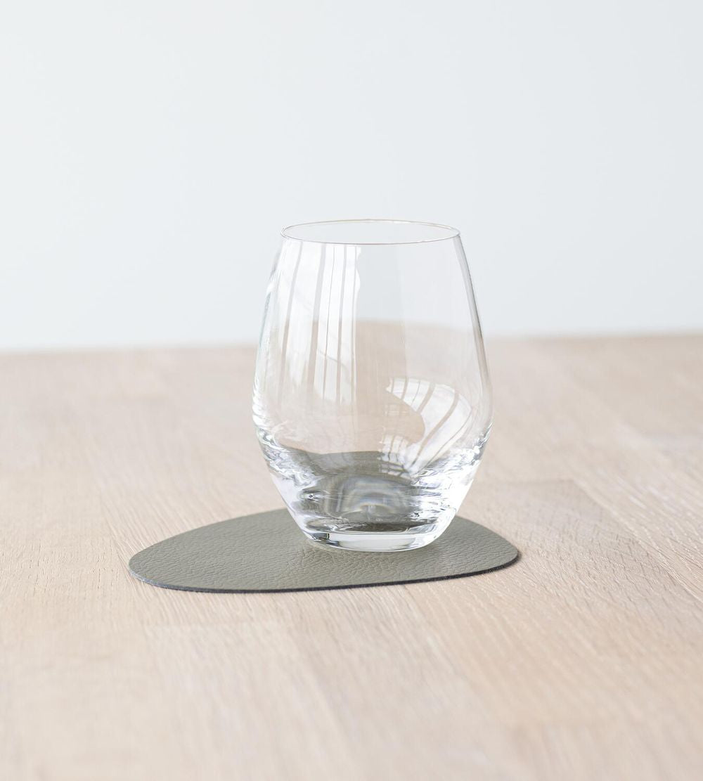 Lind Dna Curve Glass Coaster Serene Leather, Mo S