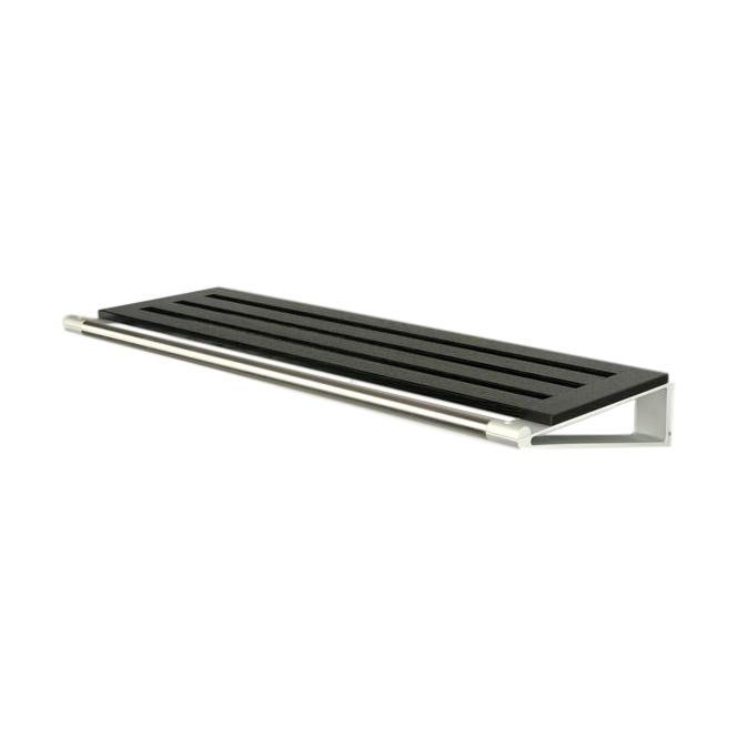 Loca Knax Hat Shelf 40 cm, Eichenschwarz -Bunt/Aluminium