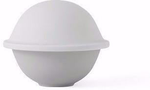 Lyngby Rhombe Chapeau Bowl met deksel, mat wit, groot