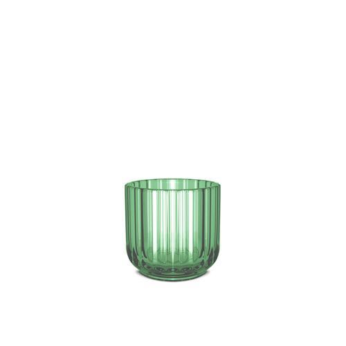 Lyngby Tealight -houder Green Glass, 6,5 cm
