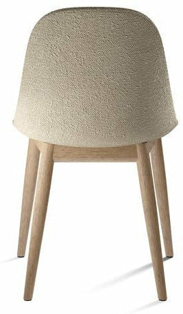 Audo Copenhagen Harbour Side Upholstered Chair Natural Oak, Bouclé 02