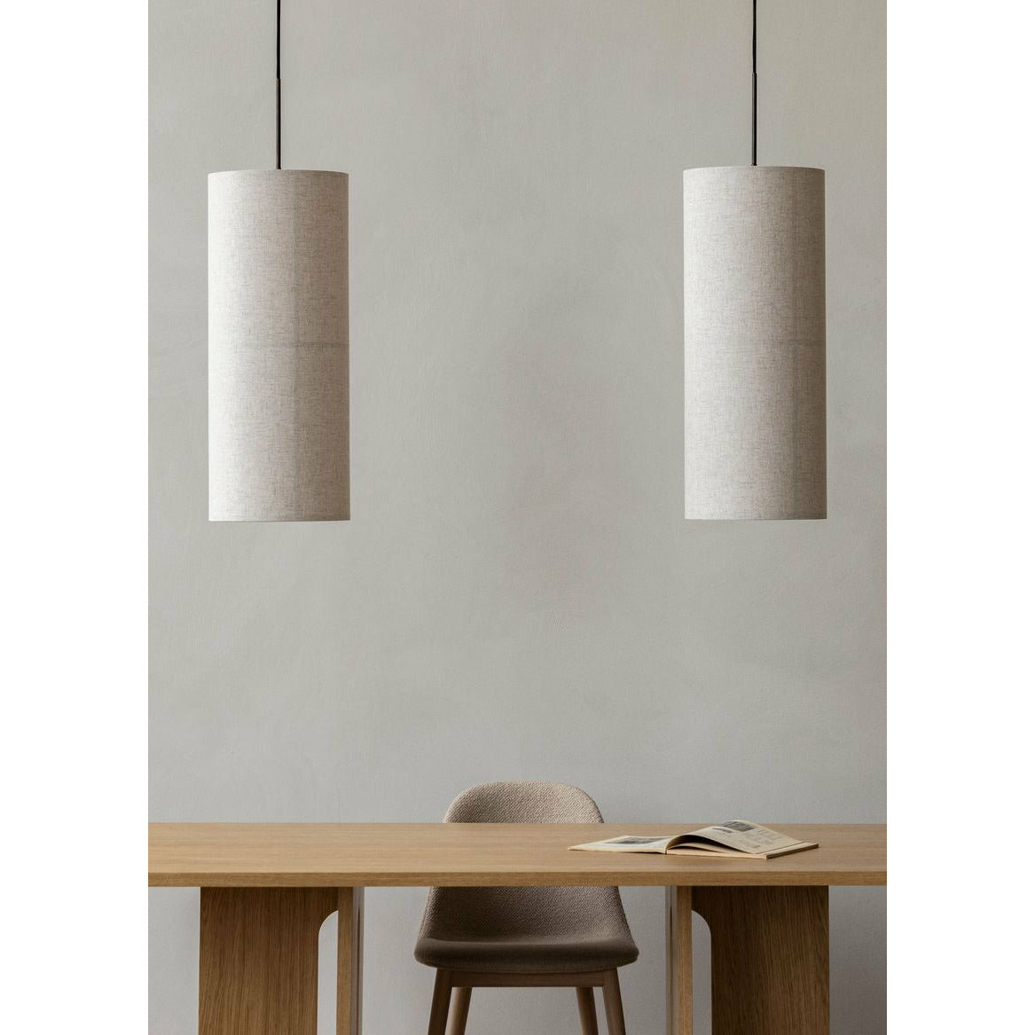 Audo Copenhagen Hashira Suspension Lamp Large, Raw