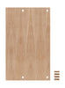Moebe Spling System/Wall Shelving Desk 85 cm, eiken