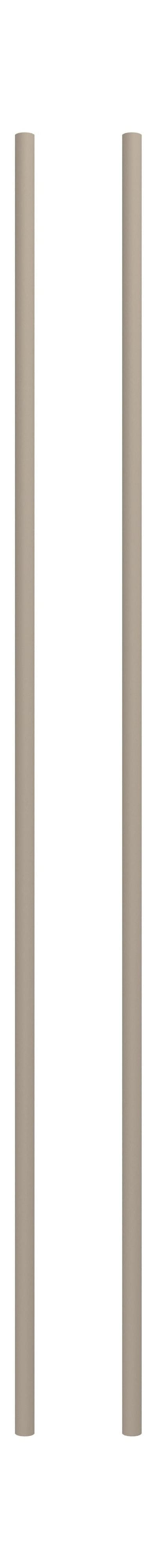 Moebe Spling -systeem/muurrekken been 115 cm warm grijs, set van 2