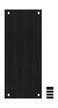 Moebe Rekken systeem/wandplankplank 85x35 cm, zwart