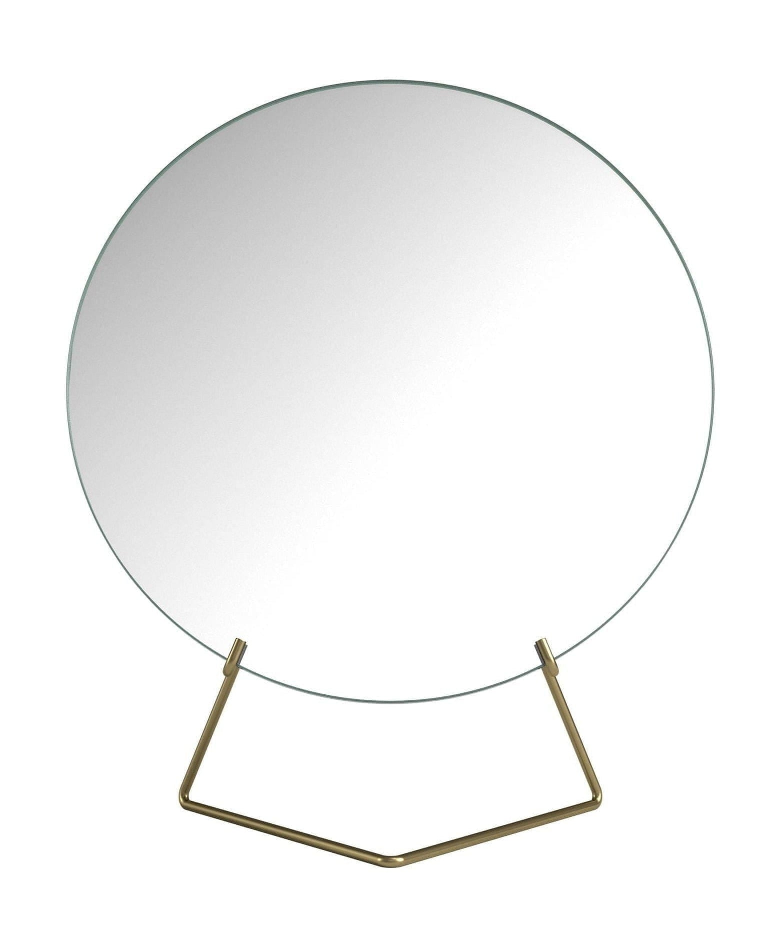 Moebe Staande spiegel Ø30 cm, messing