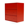 Montana Carry Dresser met ophangrail, Rosehip Red